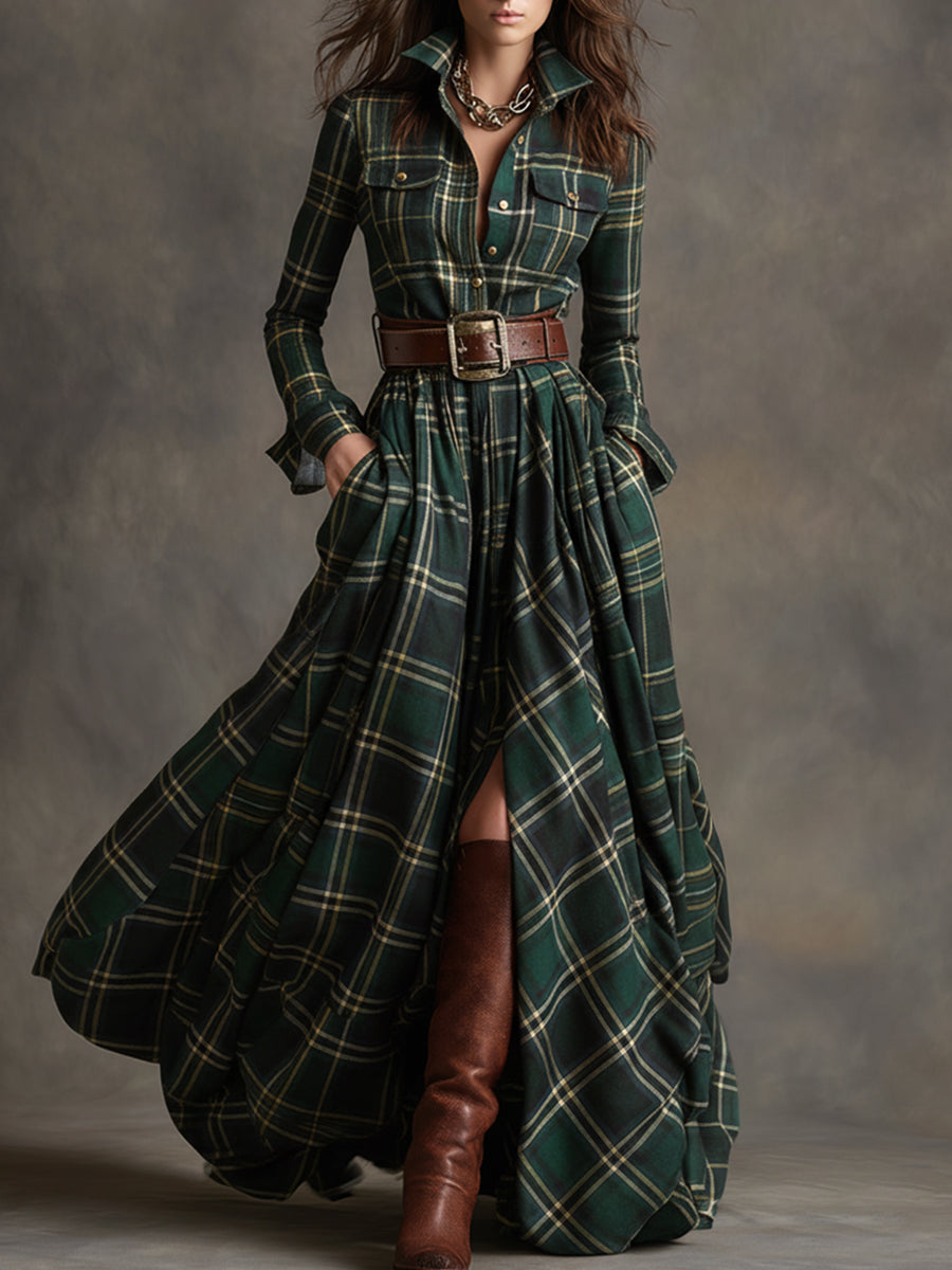 Arlette | Belted Shirt Dress