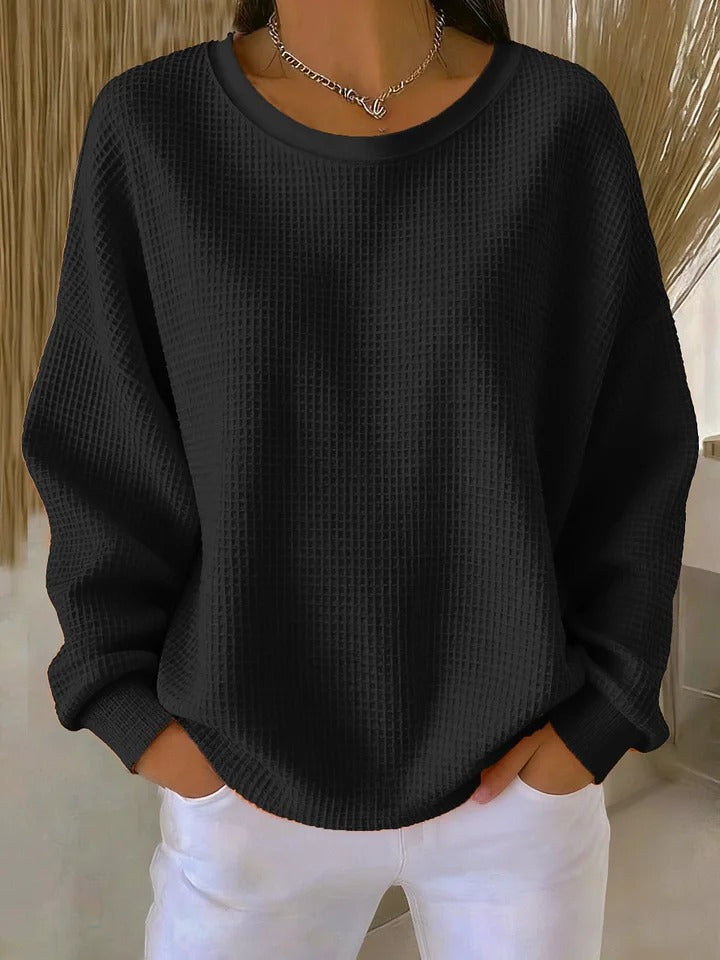Margaret & Maeve | Sweater with a Wide Collar