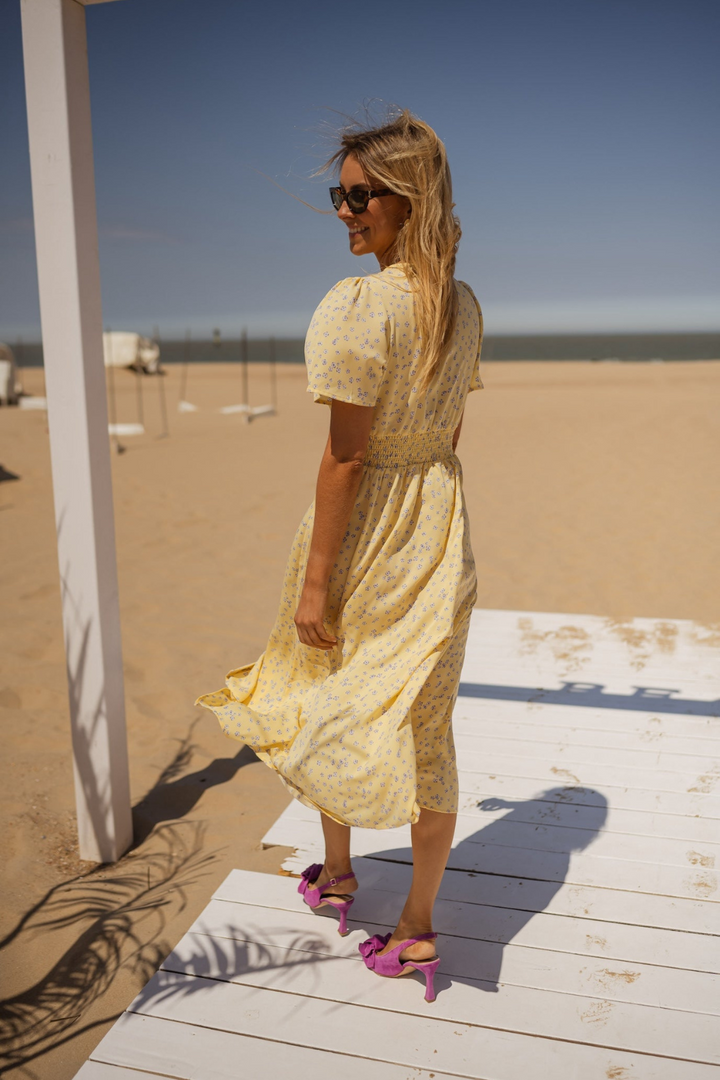 Soleil | Draped Midi Dress