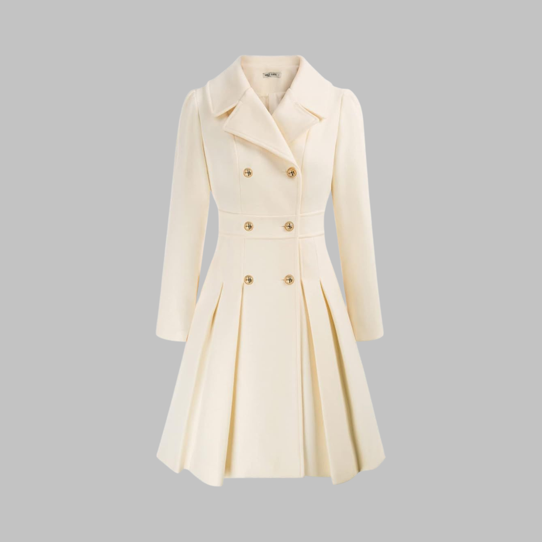 Dami | Classy Double Button Long Sleeve Coat