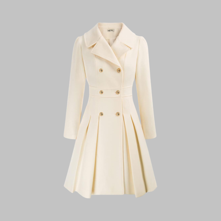 Dami | Classy Double Button Long Sleeve Coat