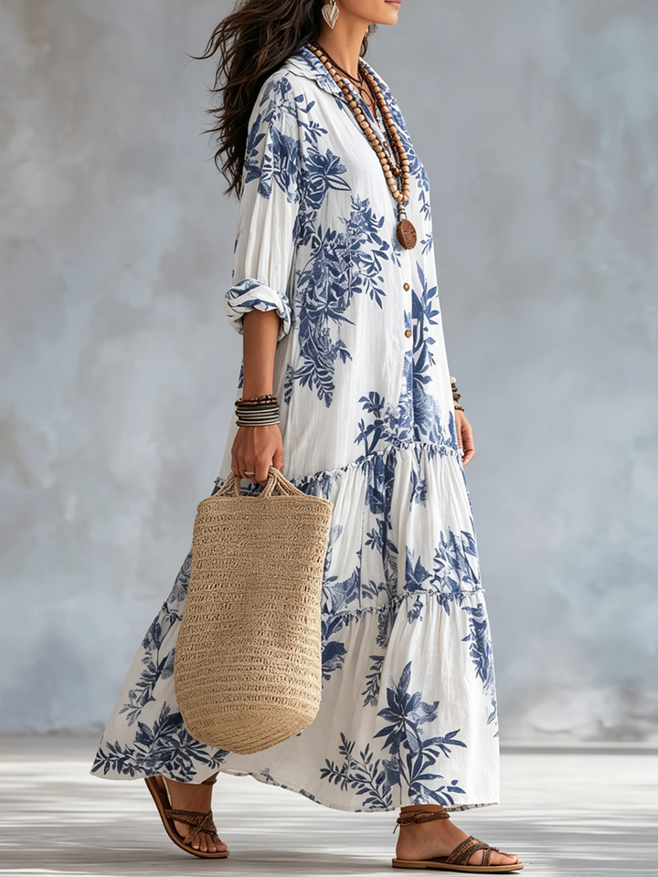 Dahlia™ | Bohemian Tiered Maxi Dress