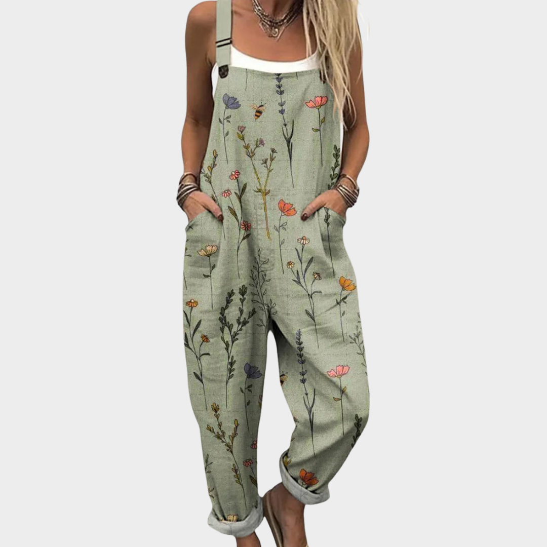 Printed Overalls | Relaxed All-Day Comfort