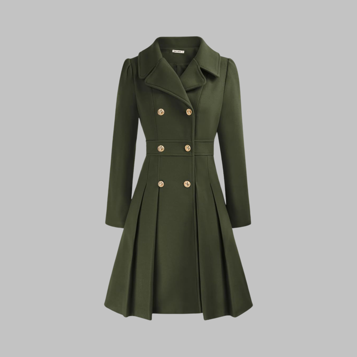 Dami | Classy Double Button Long Sleeve Coat