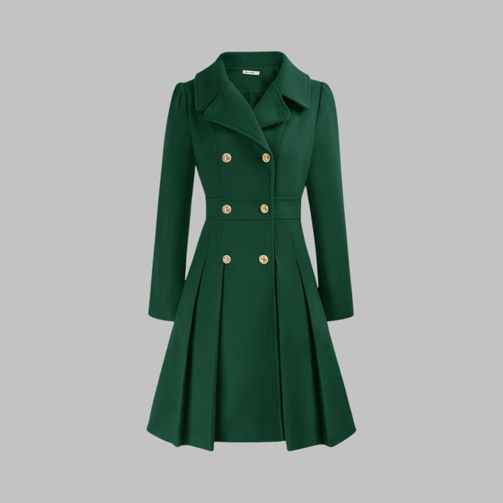 Dami | Classy Double Button Long Sleeve Coat