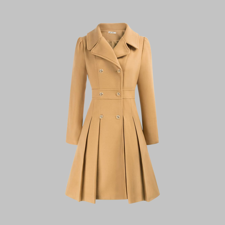 Dami | Classy Double Button Long Sleeve Coat