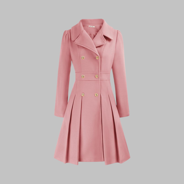 Dami | Classy Double Button Long Sleeve Coat