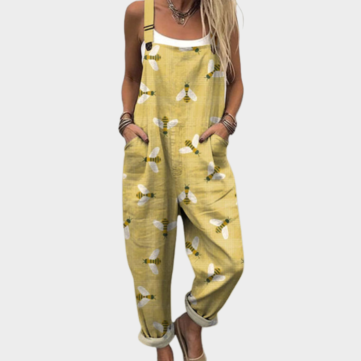 Printed Overalls | Relaxed All-Day Comfort