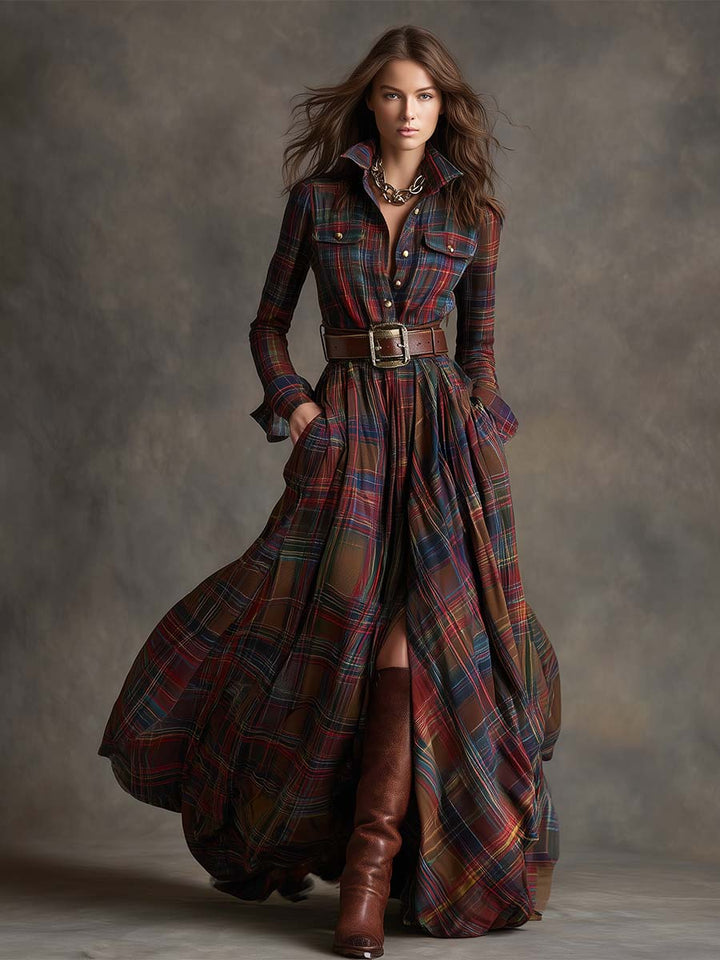 Arlette | Belted Shirt Dress