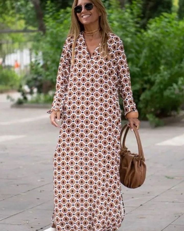 Bethan |  Long Sleeve Maxi Dress