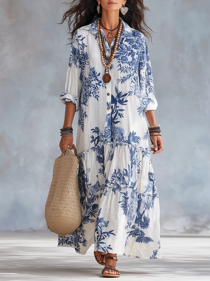 Dahlia™ | Bohemian Tiered Maxi Dress