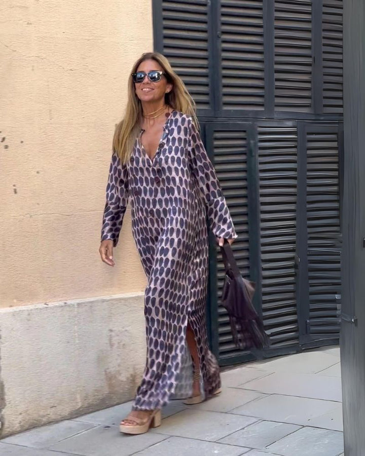 Bethan |  Long Sleeve Maxi Dress