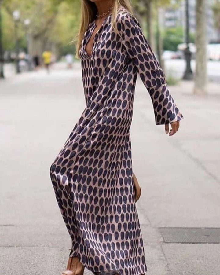 Bethan |  Long Sleeve Maxi Dress