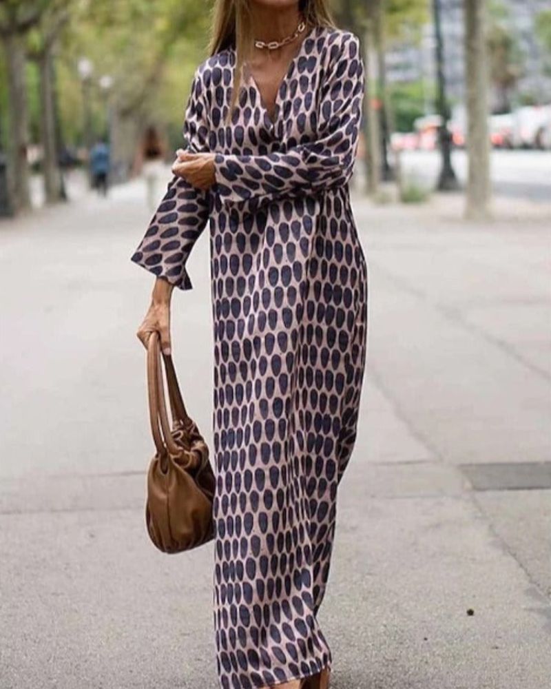 Bethan |  Long Sleeve Maxi Dress