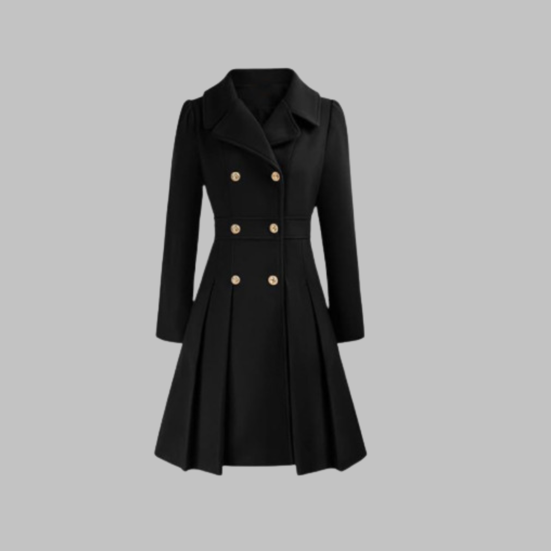 Dami | Classy Double Button Long Sleeve Coat