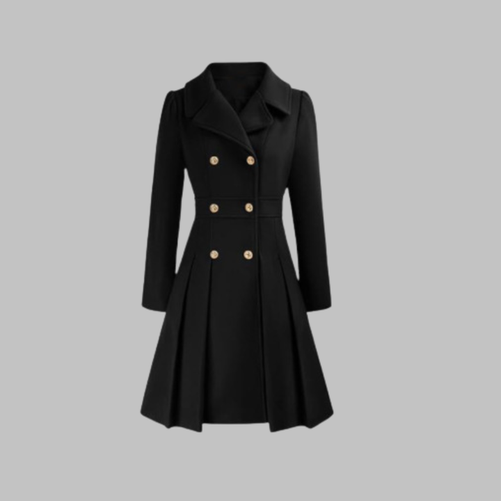Dami | Classy Double Button Long Sleeve Coat