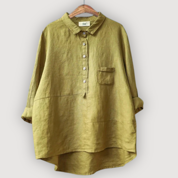 Olivia | Relaxed Linen Blouse