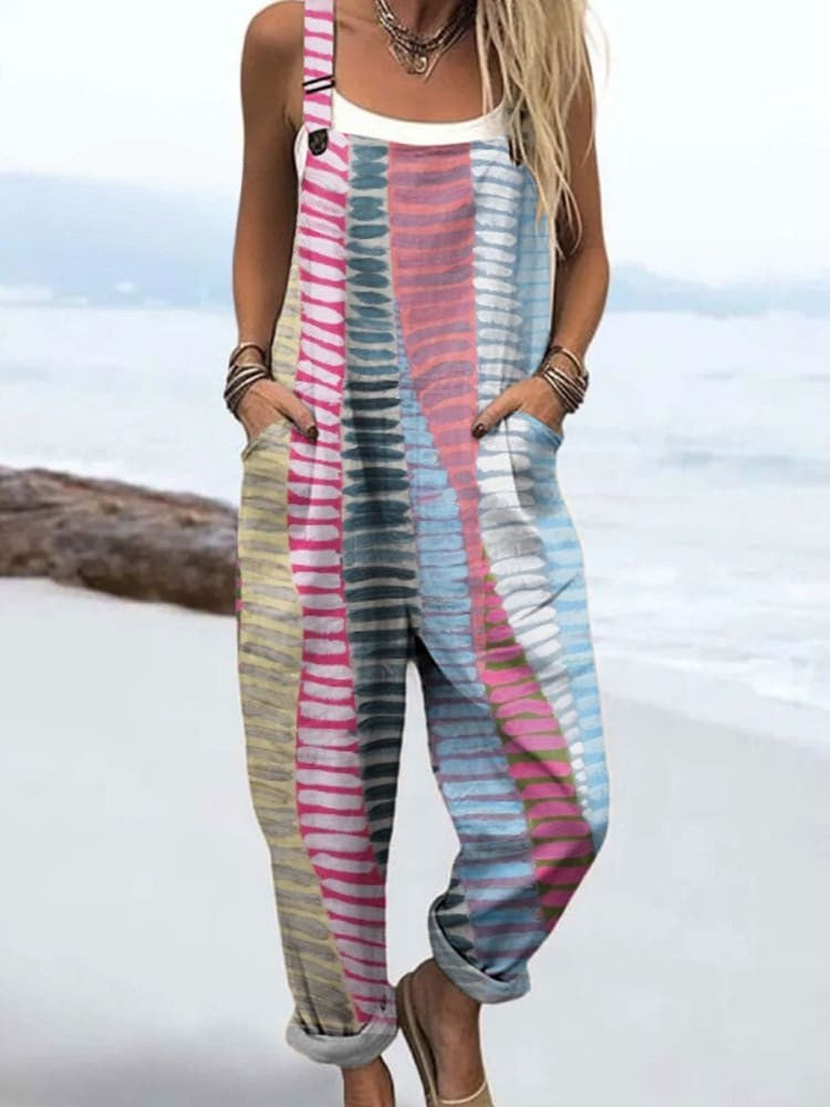 Emily | Coastal Rhythm Jumpsuit