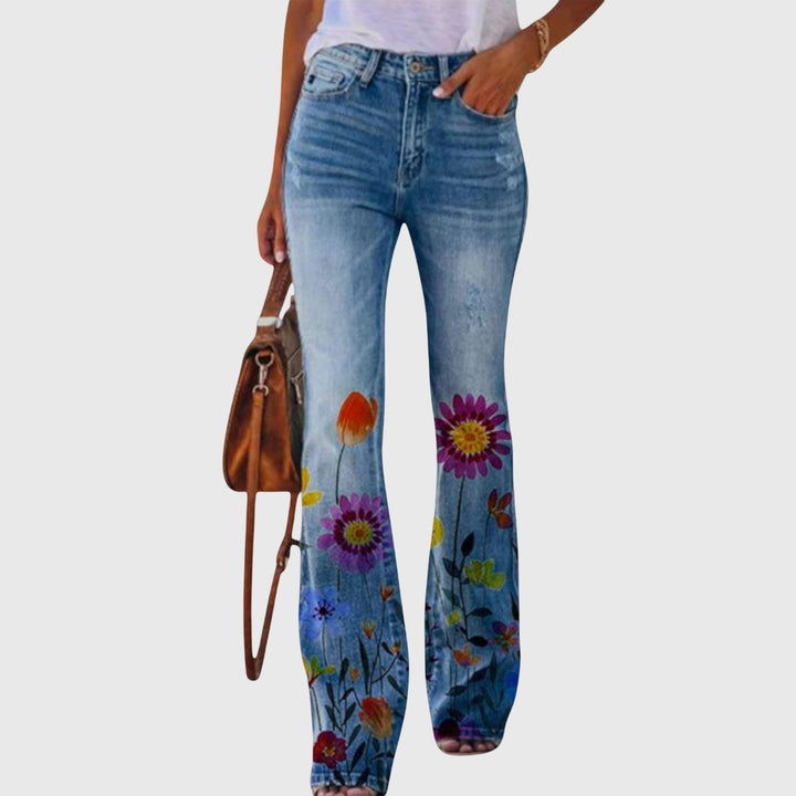 Eliza | Flower Jeans