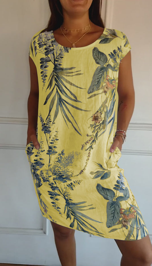 Yannah  | Casual Printed Summer Dress
