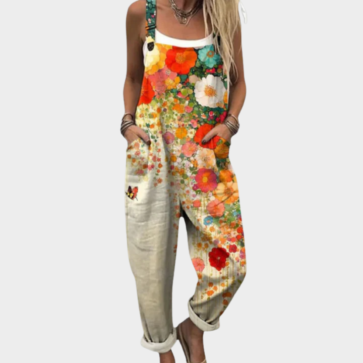 Printed Overalls | Relaxed All-Day Comfort