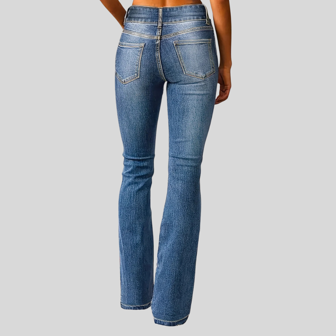 Aya | High-Waisted Flared Jeans