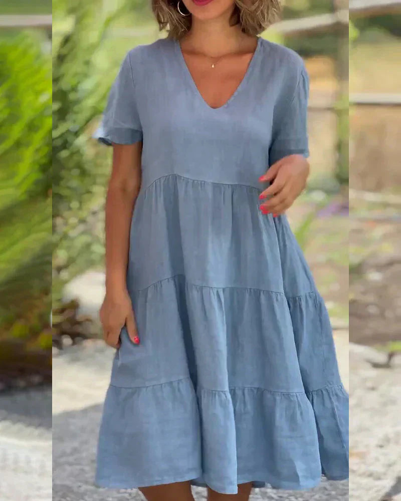 Bess | Casual Summer V-neck Dress