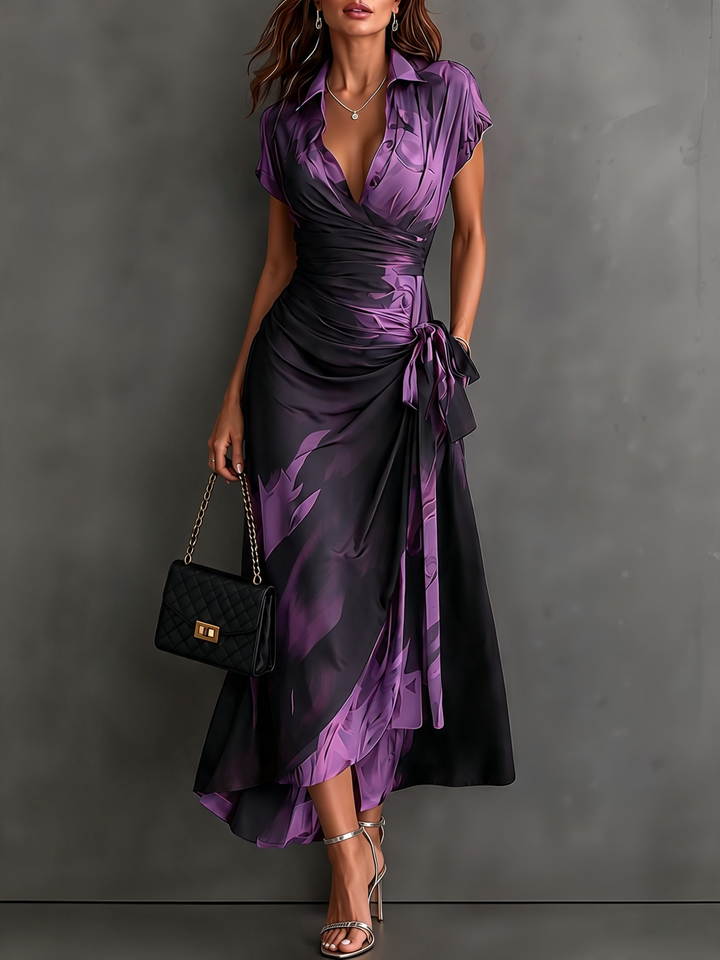 Amelia | Printed Wrap Dress