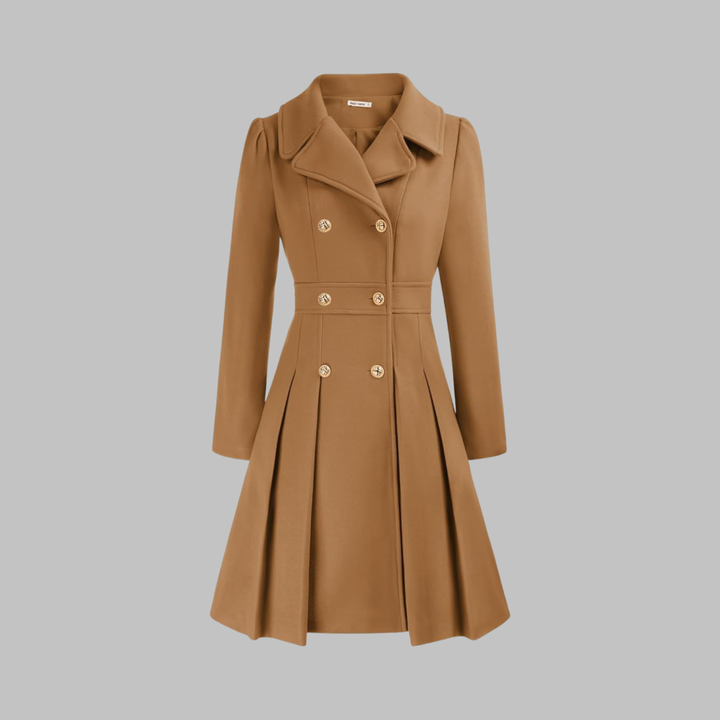 Dami | Classy Double Button Long Sleeve Coat