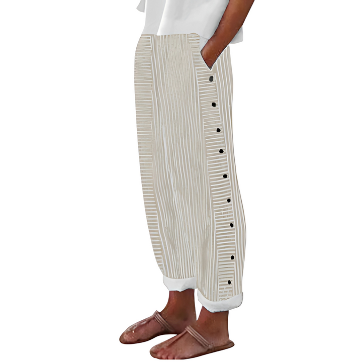Dagny | Stylish Summer Striped Trousers