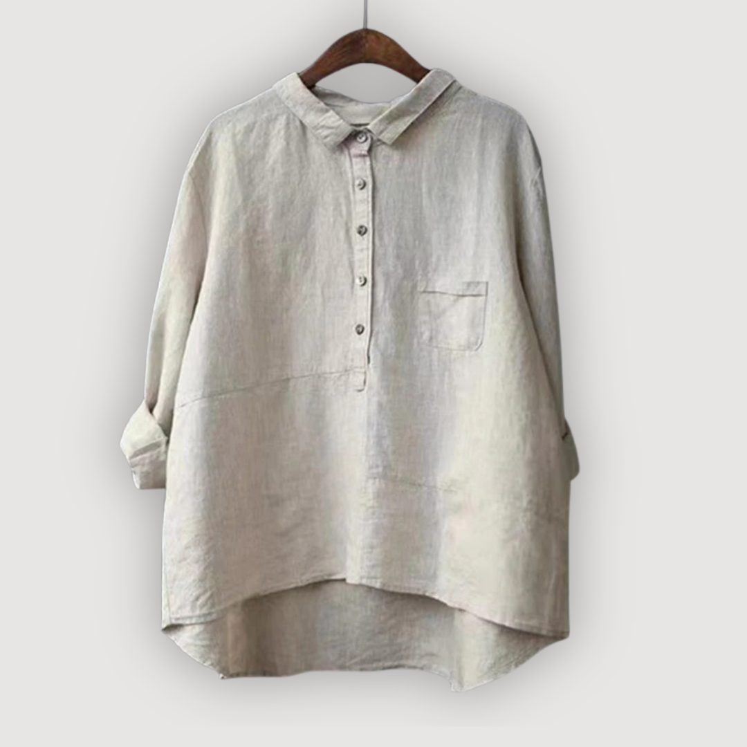 Olivia | Relaxed Linen Blouse