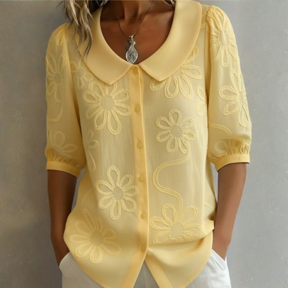 Rosalie | Floral Embroidered Blouse