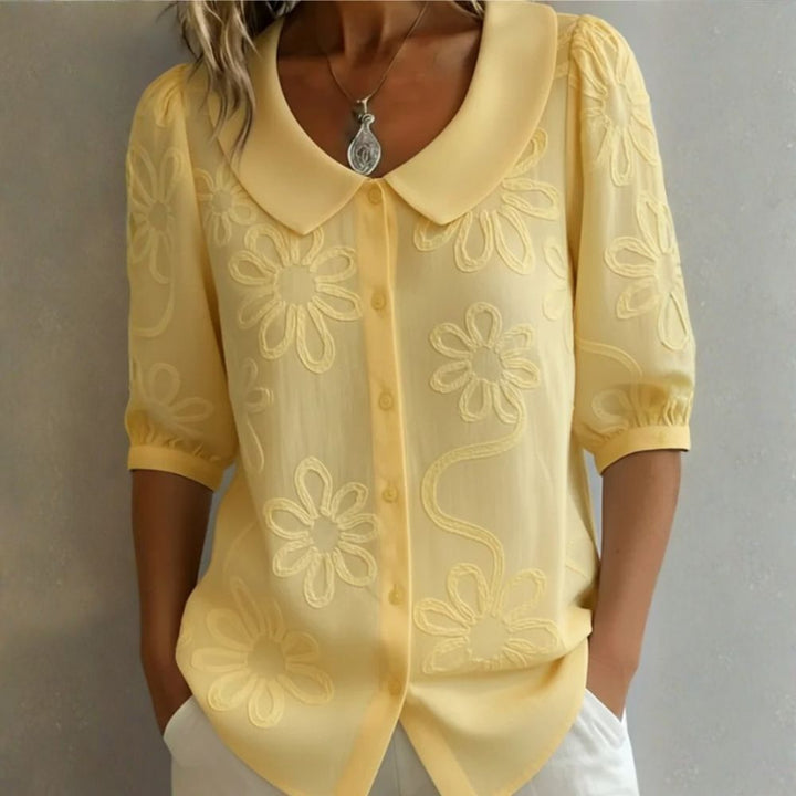Rosalie | Floral Embroidered Blouse