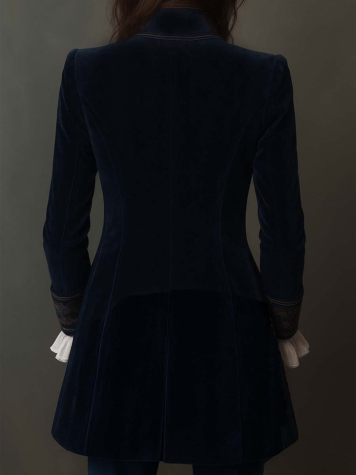 Vintage Embroidered Longline Jacket