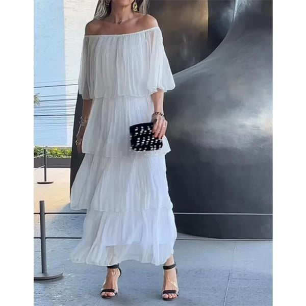 Maine | Off-Shoulder Layered Dress