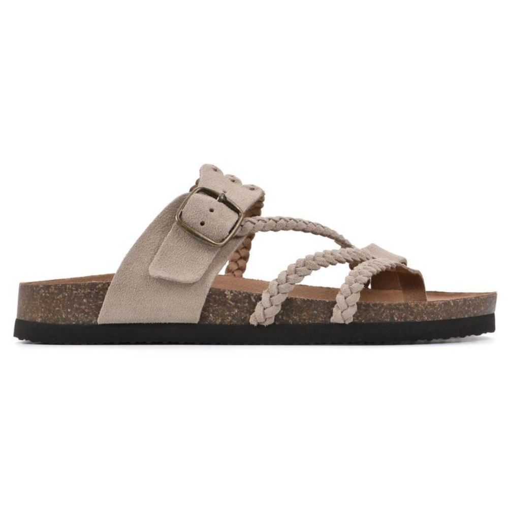 Woven Comfort Sandals | Cushioned Everyday Slides