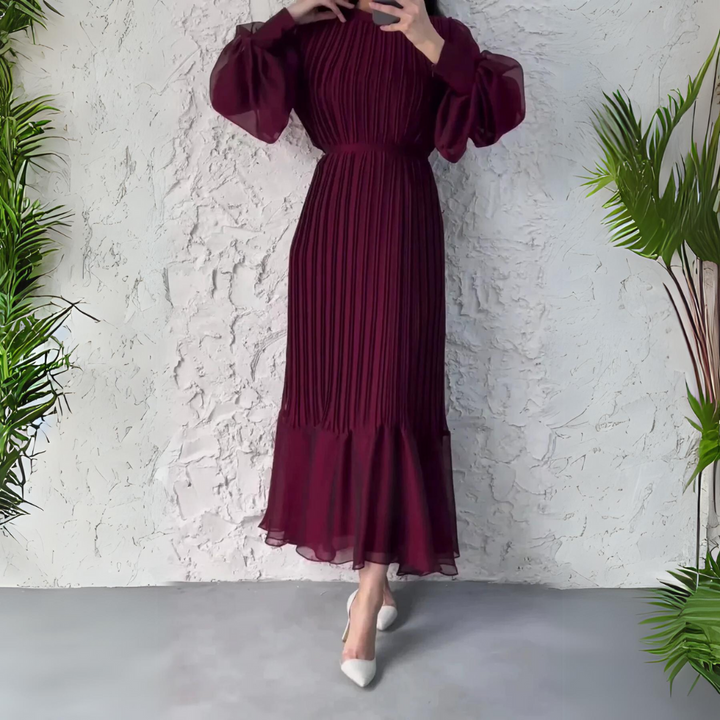 Seren | Pleated Elegant Dress