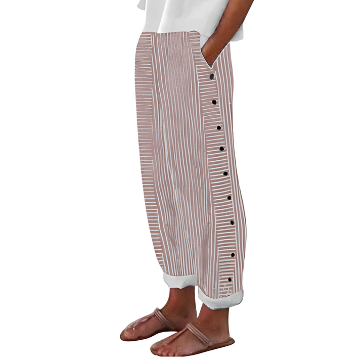 Dagny | Stylish Summer Striped Trousers