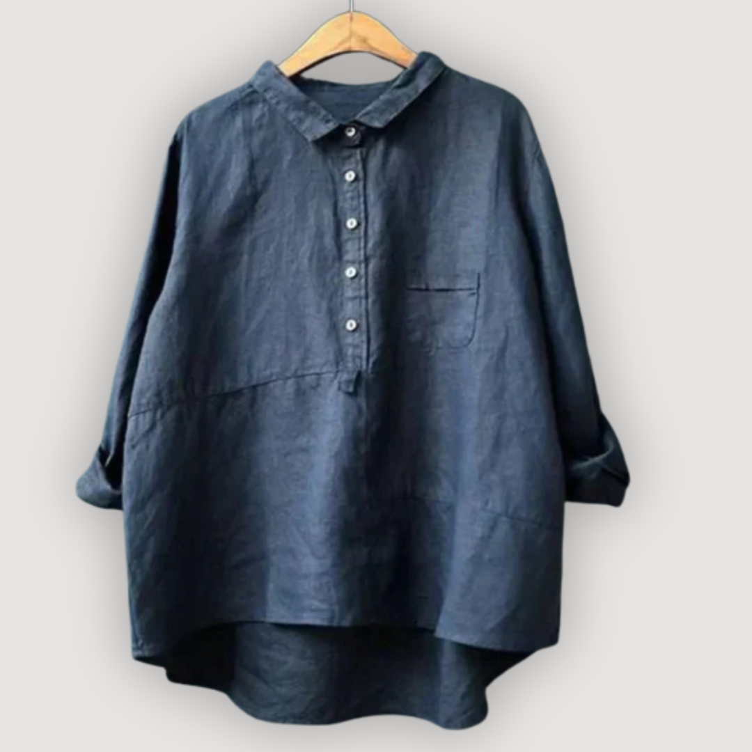 Olivia | Relaxed Linen Blouse