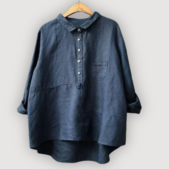 Olivia | Relaxed Linen Blouse