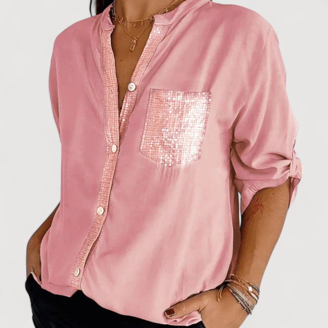 Renna | Sequin Detail Blouse