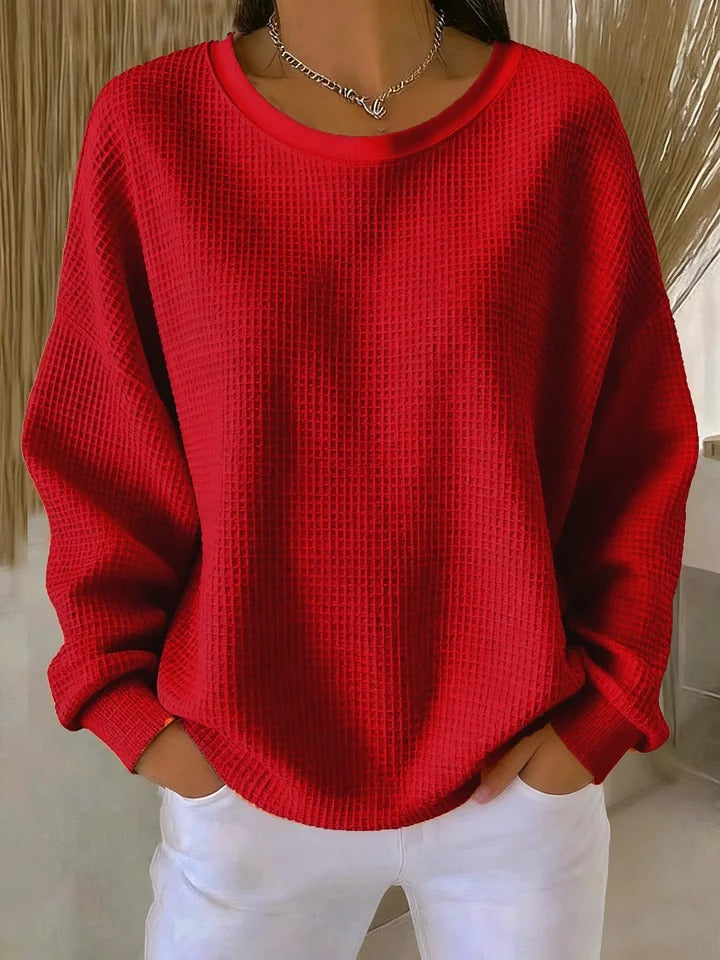 Margaret & Maeve | Sweater with a Wide Collar