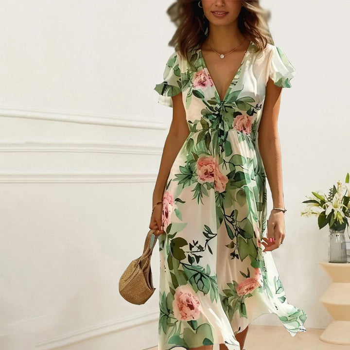 Ariella | Floral Breeze Midi Dress