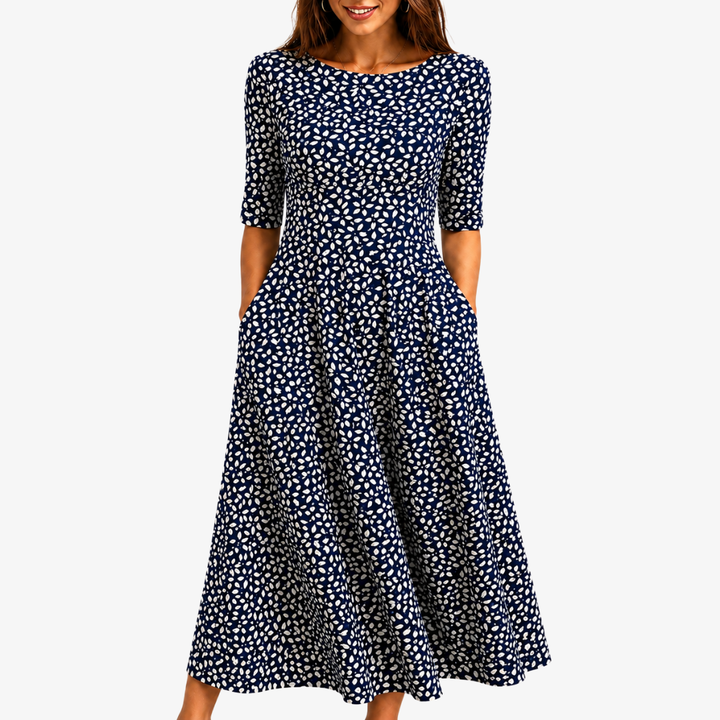 Juniper | Floral Pocket Midi Dress