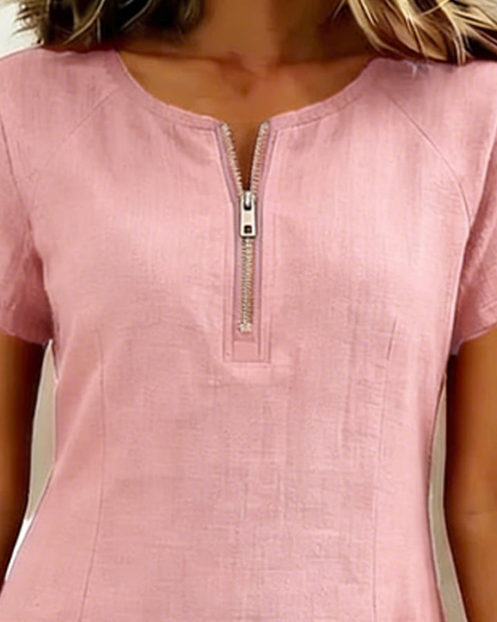 Margaret & Maeve™ | Zip-Pocket A-Line Dress