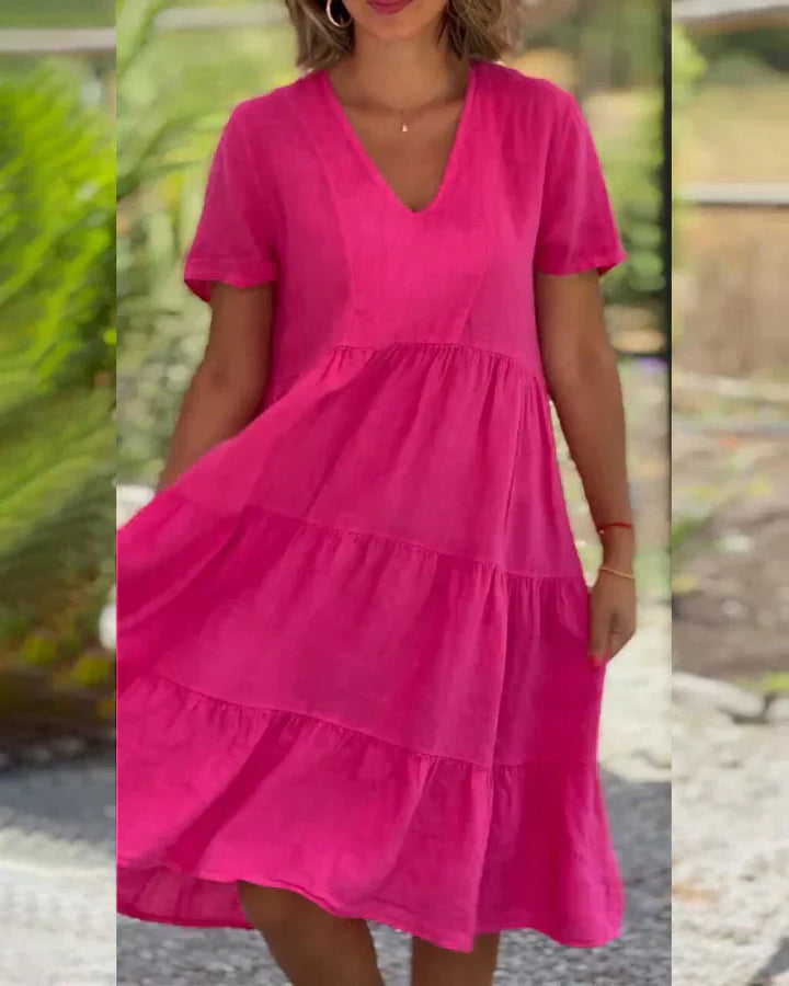 Bess | Casual Summer V-neck Dress