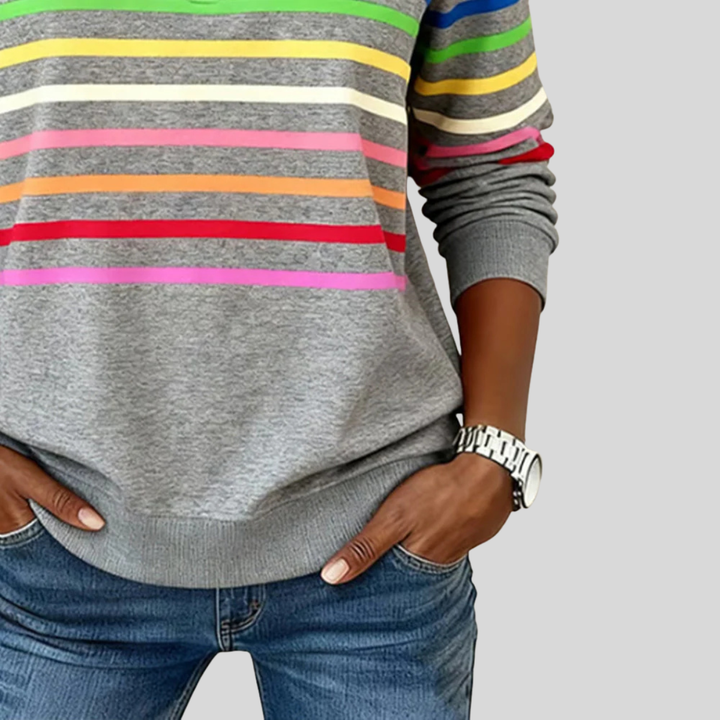 Horelle | Colourful Striped Sweater