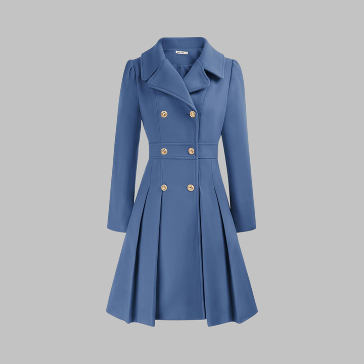 Dami | Classy Double Button Long Sleeve Coat