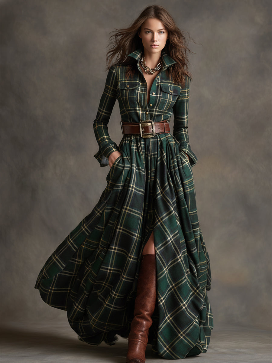 Arlette | Belted Shirt Dress