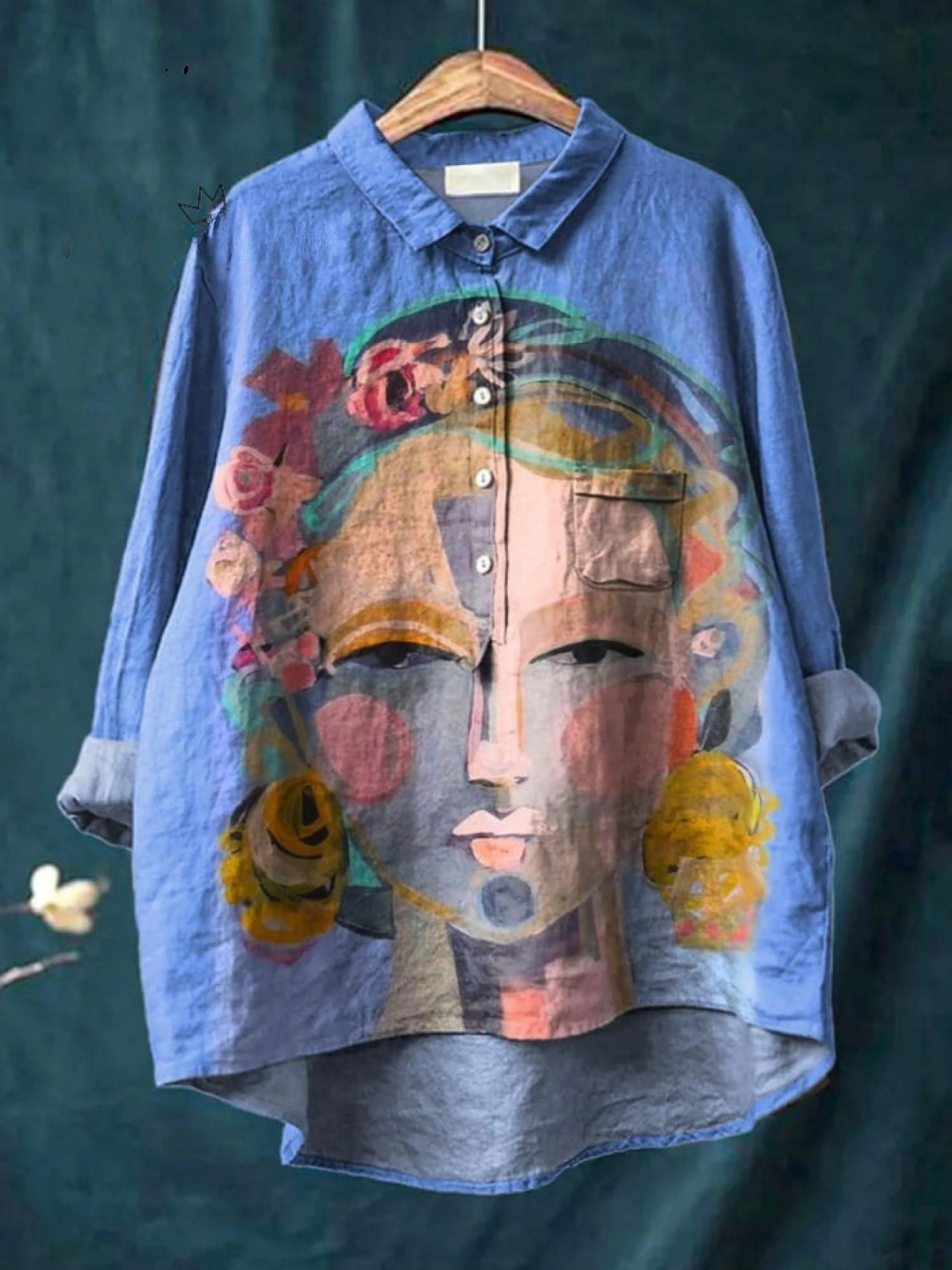 Avery | Women's Portrait Art Casual Shirt